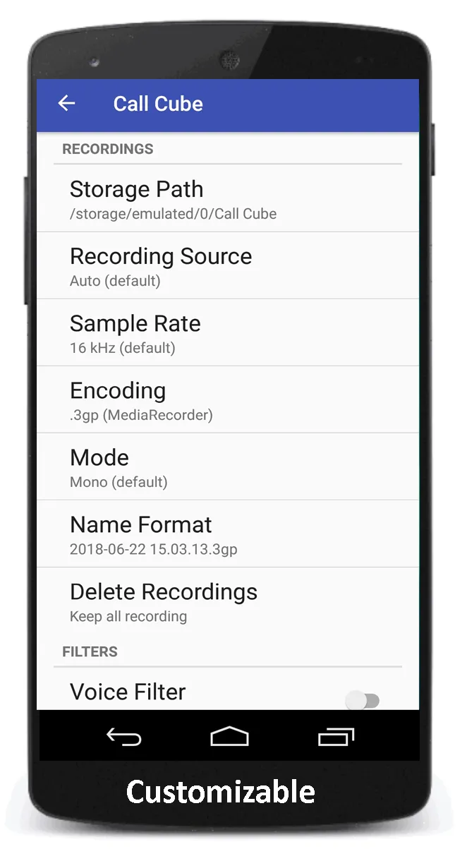 Call Cube : Call Recorder | Indus Appstore | Screenshot