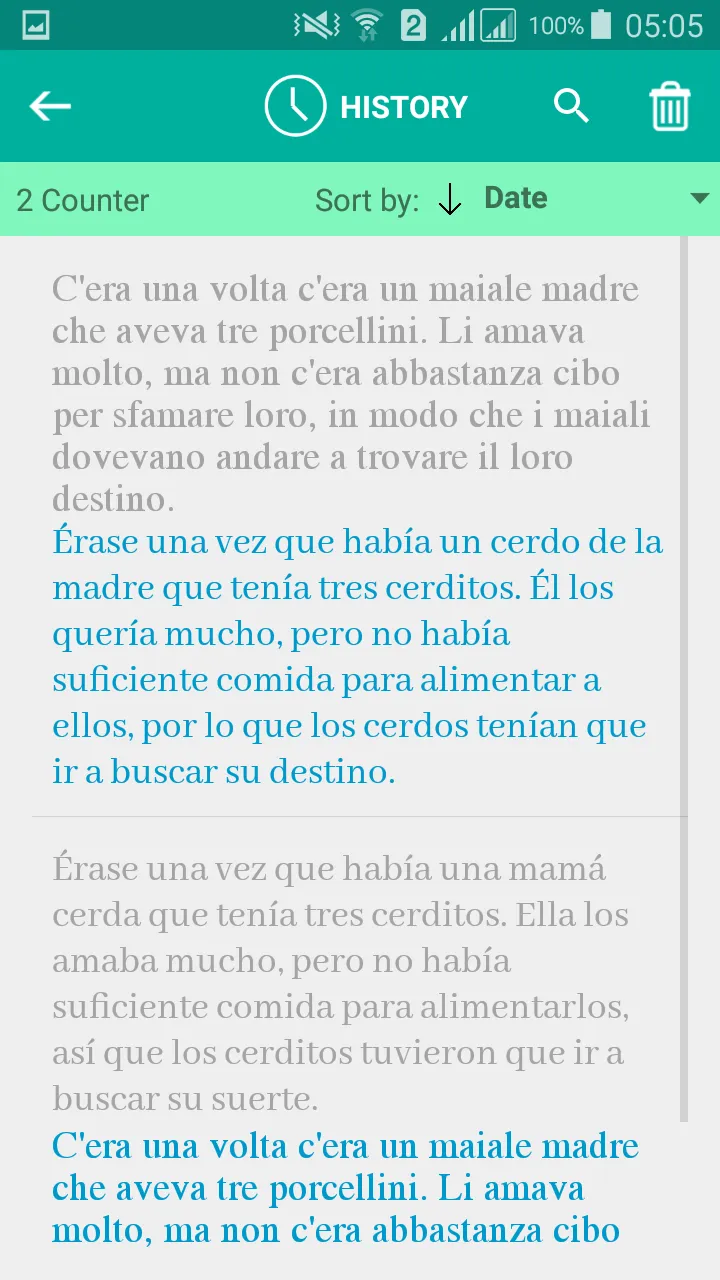 Italian Spanish Translator | Indus Appstore | Screenshot