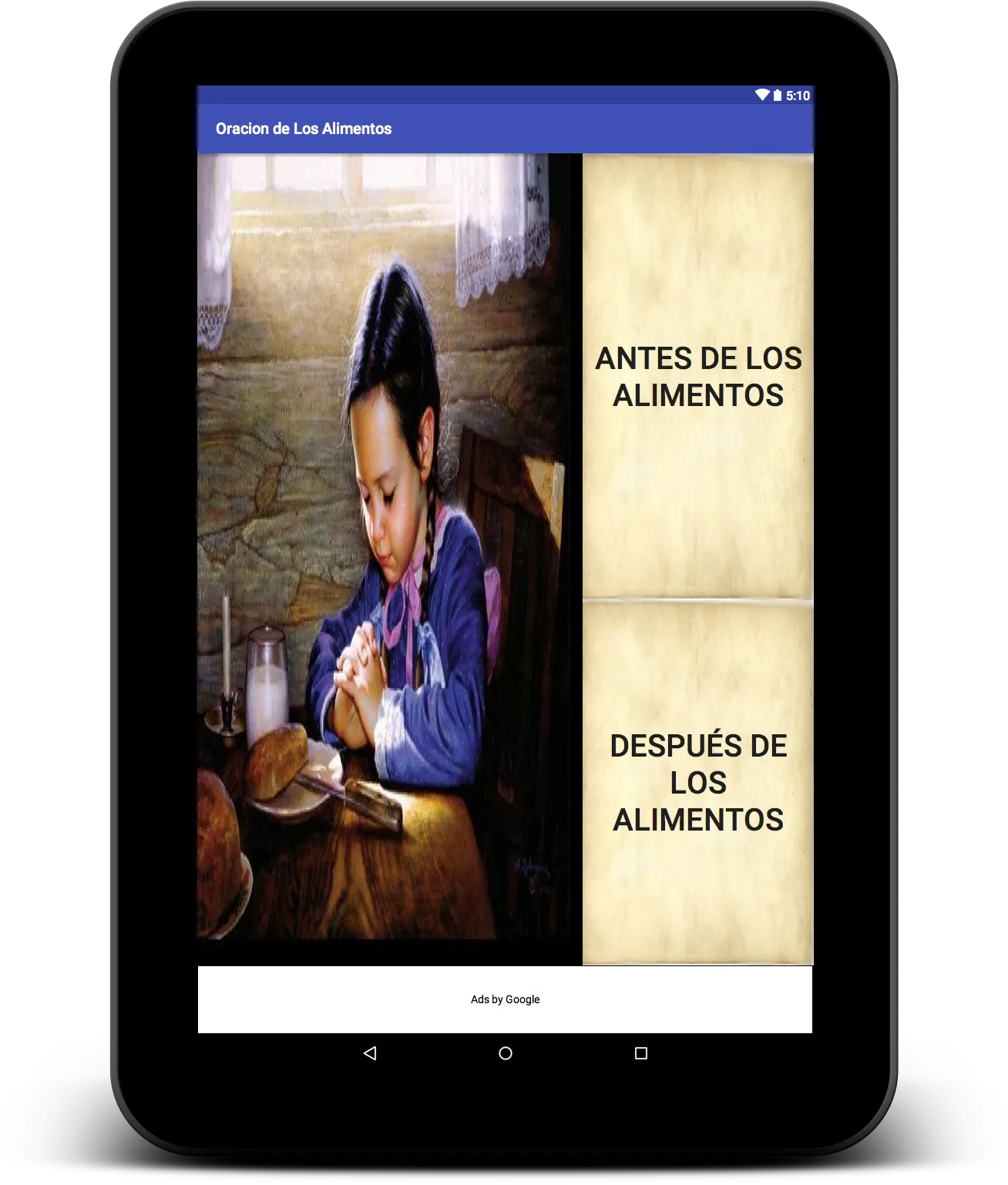 Oracion de Los Alimentos | Indus Appstore | Screenshot