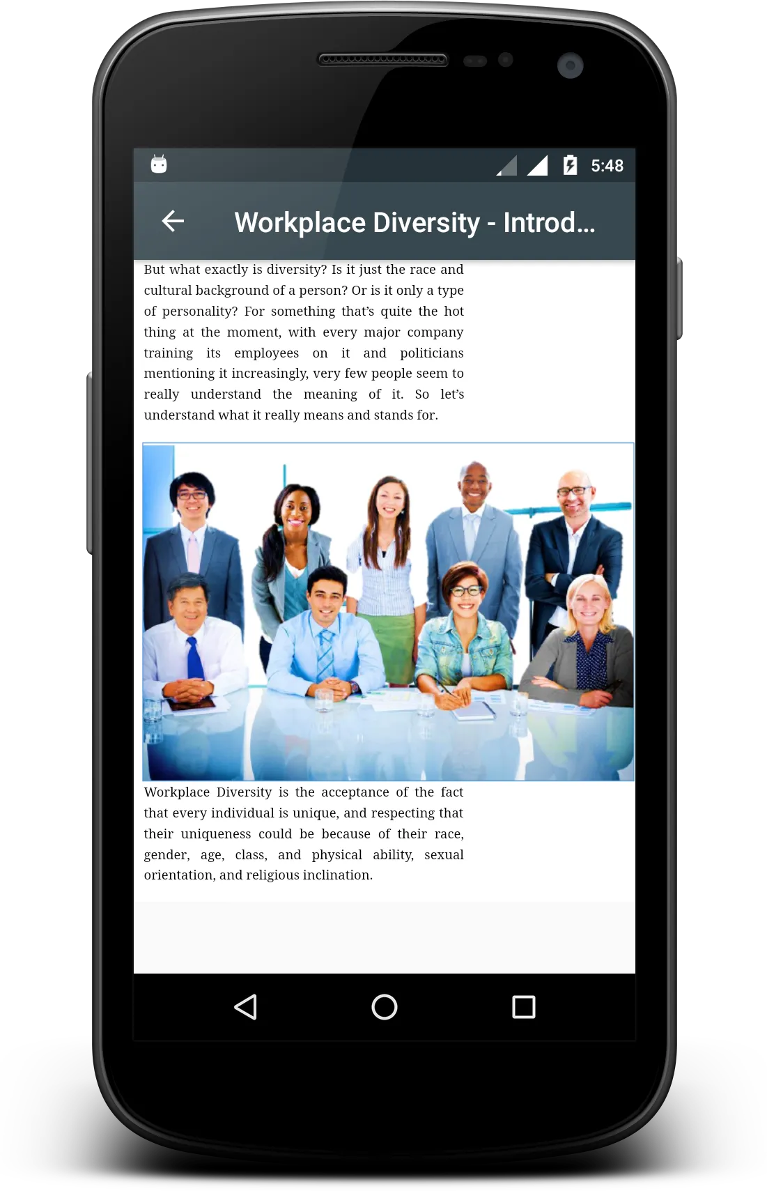 Workplace Diversity | Indus Appstore | Screenshot