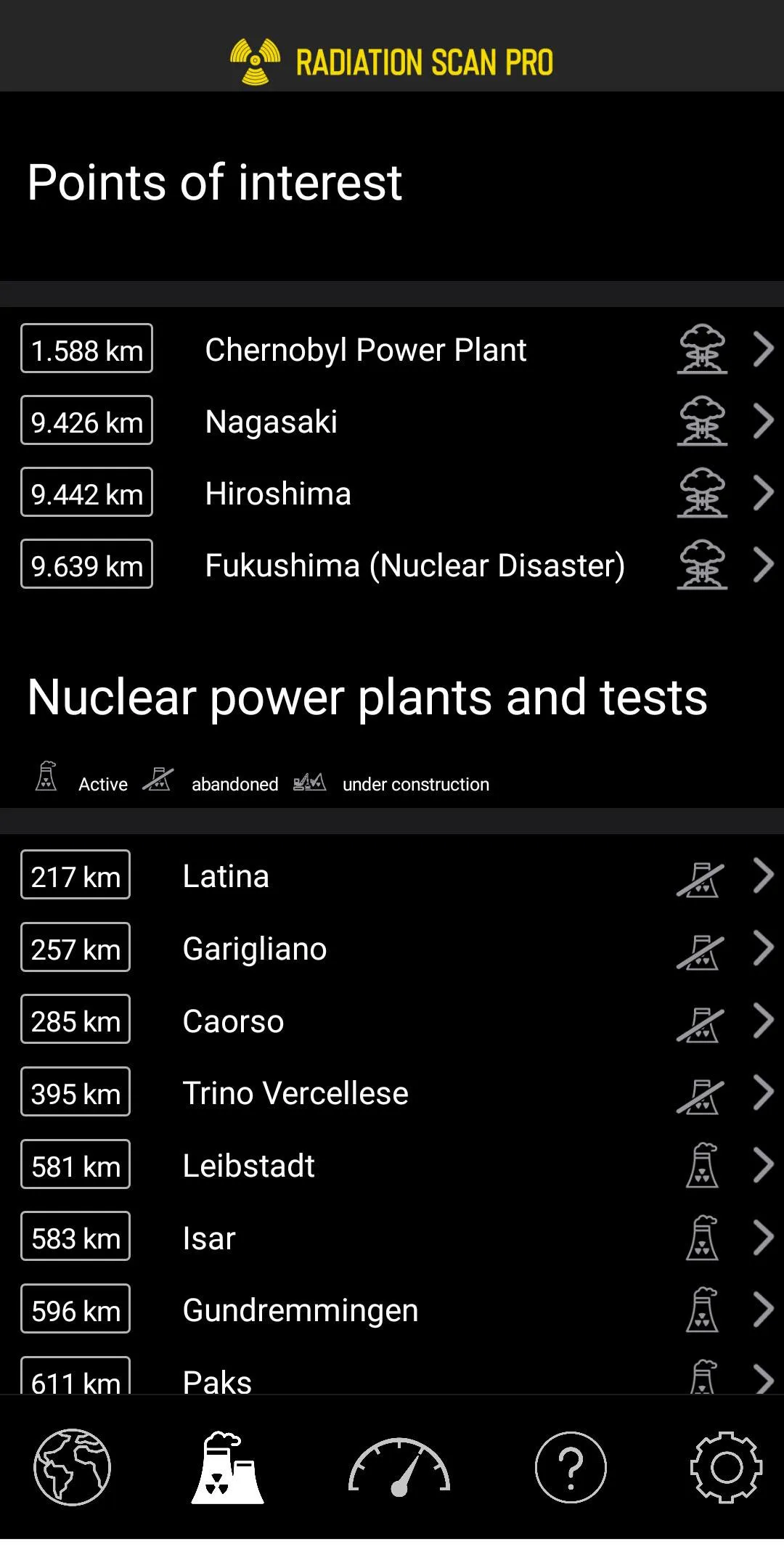 Radiation Scan Pro | Indus Appstore | Screenshot