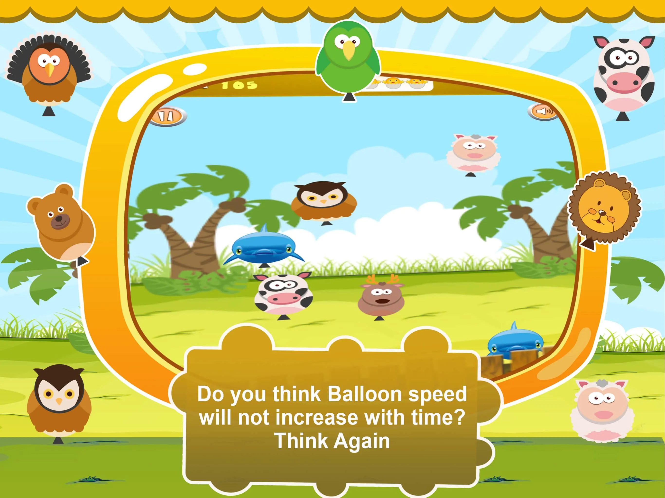 Balloons Animal Sounds Popping | Indus Appstore | Screenshot