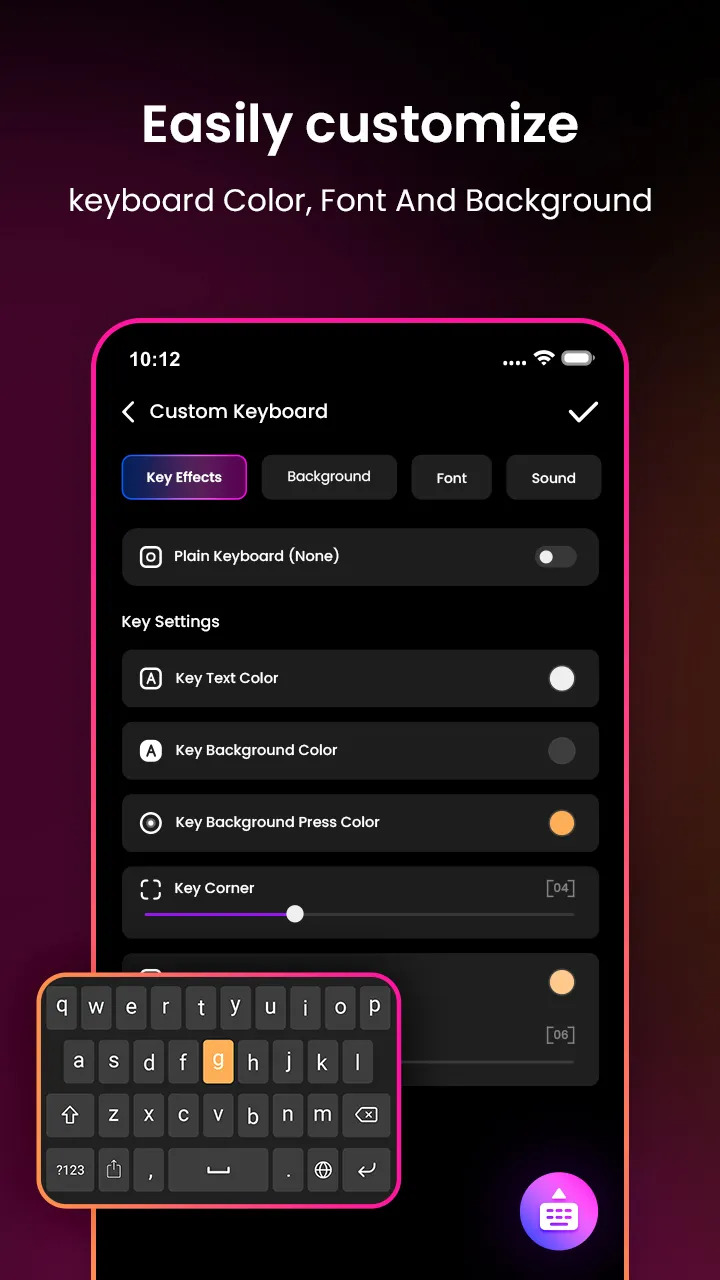 Neon LED Keyboard: RGB & Emoji | Indus Appstore | Screenshot