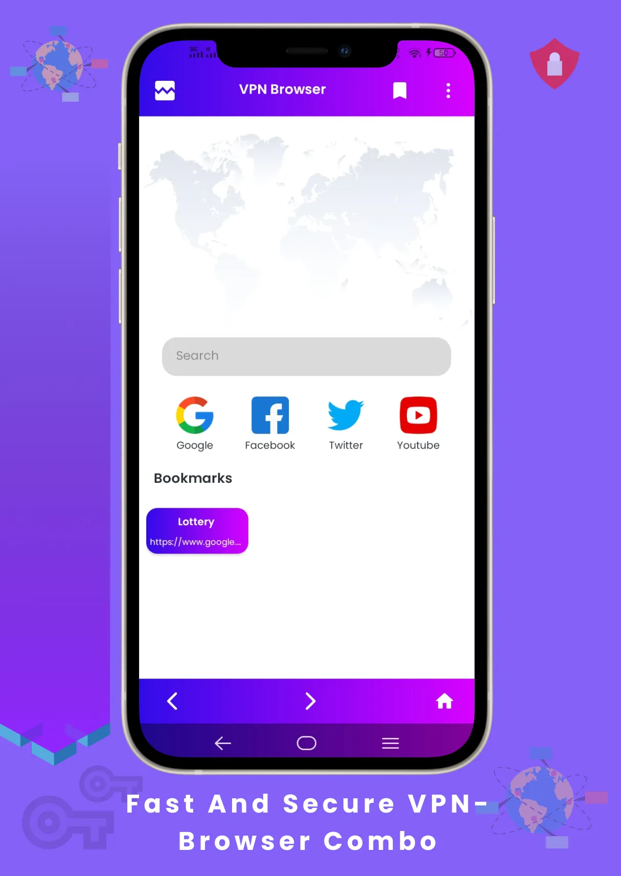 VPN Browser | Indus Appstore | Screenshot