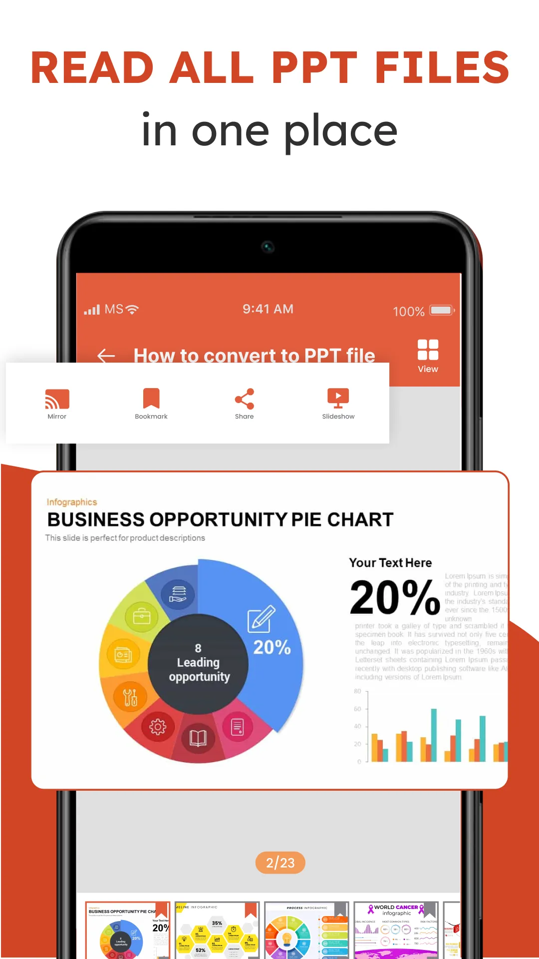 PPT Slide Viewer: Presentation | Indus Appstore | Screenshot