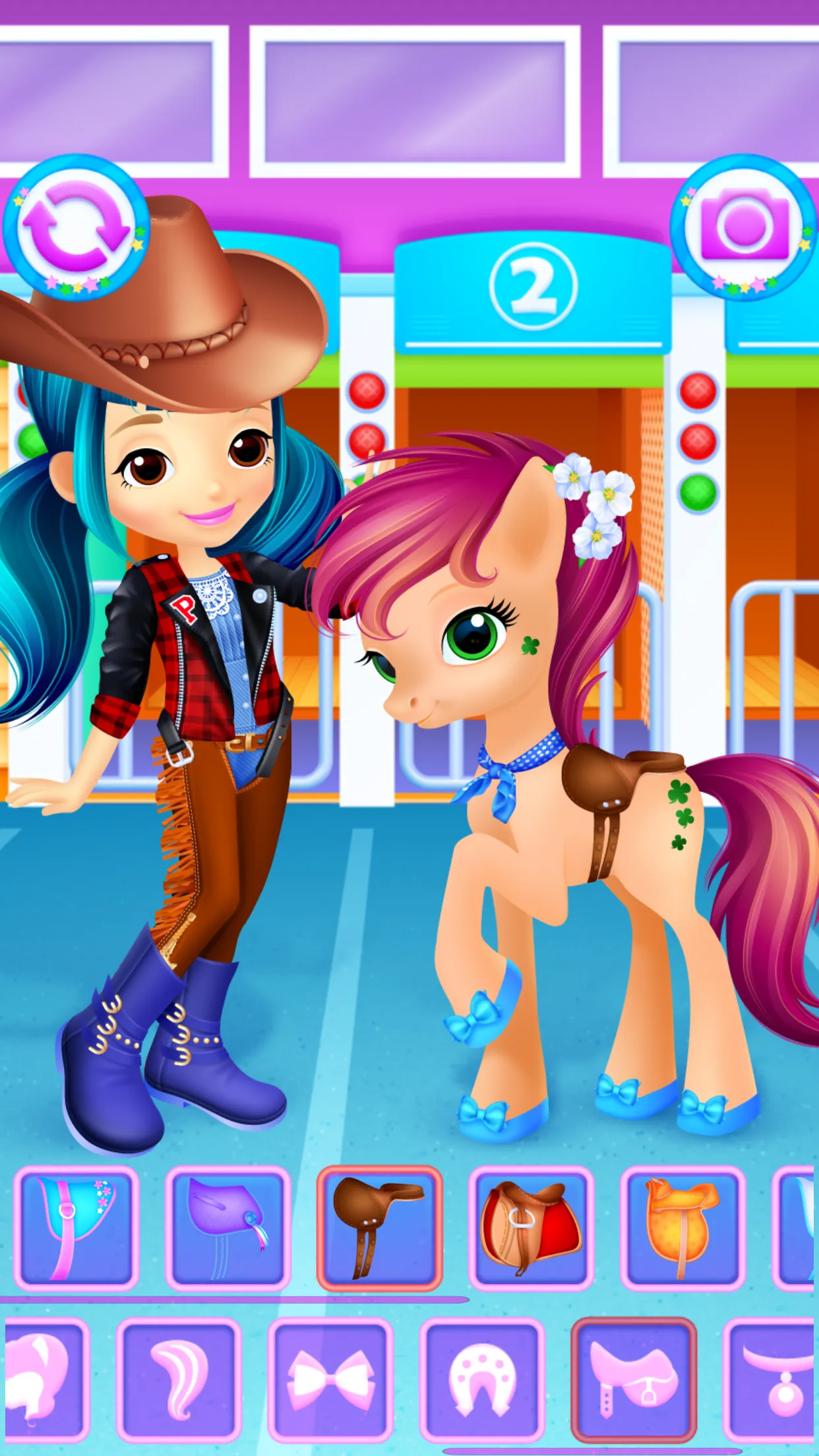 Pony & Girl Dress Up | Indus Appstore | Screenshot