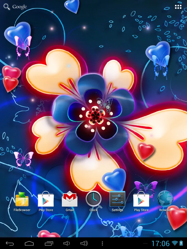 Neon Hearts Wallpaper Lite | Indus Appstore | Screenshot