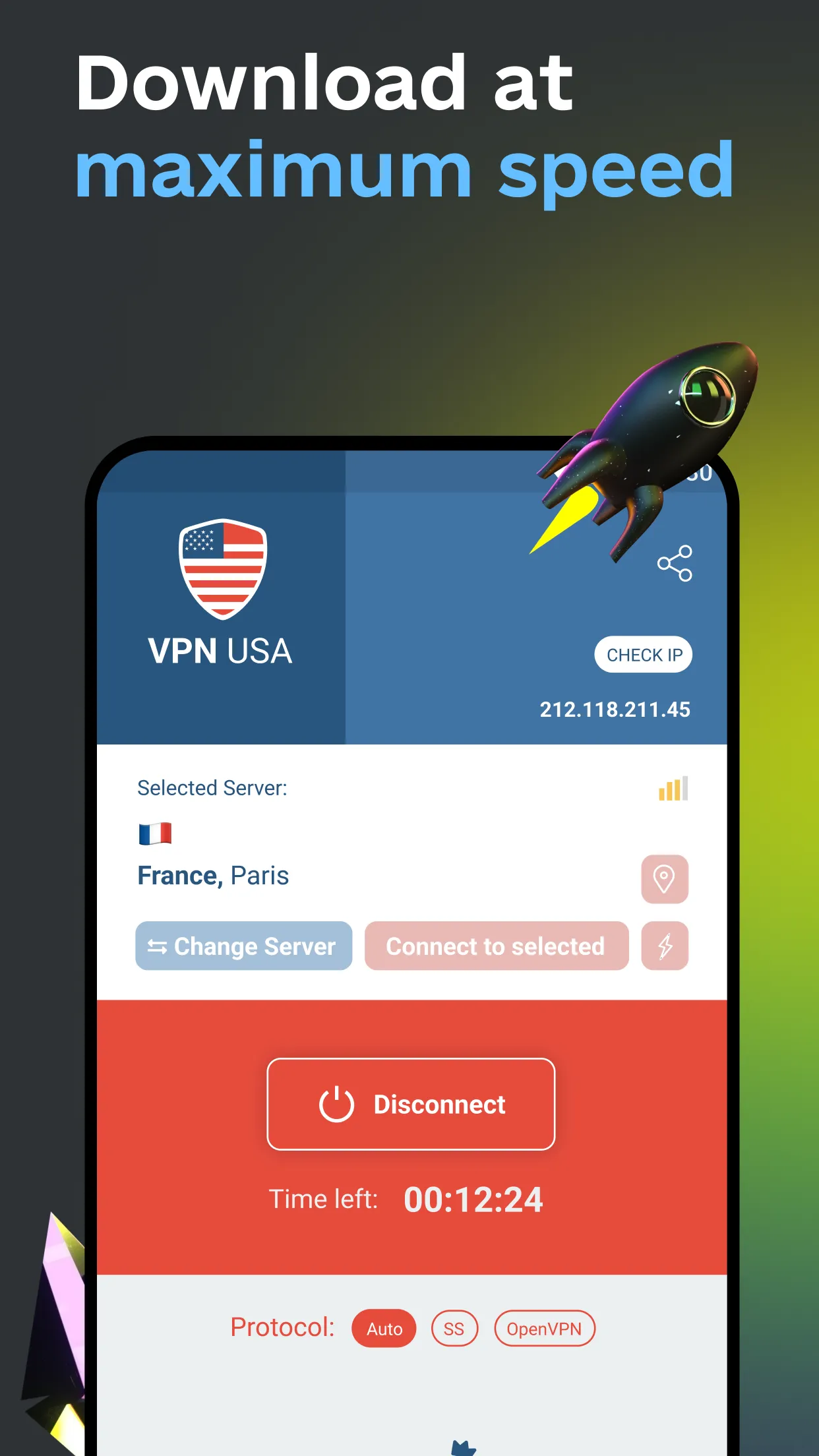 USA VPN - Get USA IP | Indus Appstore | Screenshot