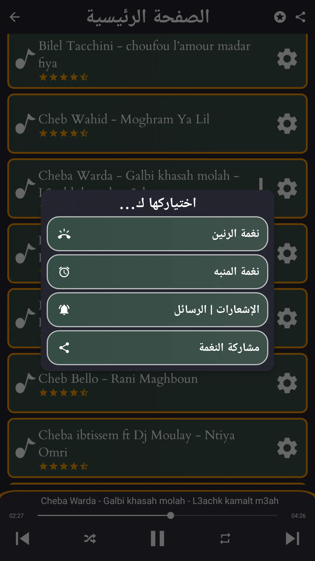 اغاني �الراي بدون نت 2024 | Indus Appstore | Screenshot