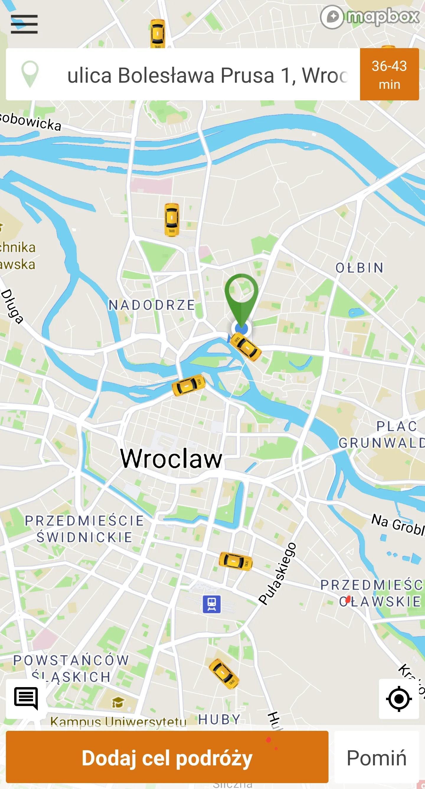 Ryba Taxi Wrocław | Indus Appstore | Screenshot