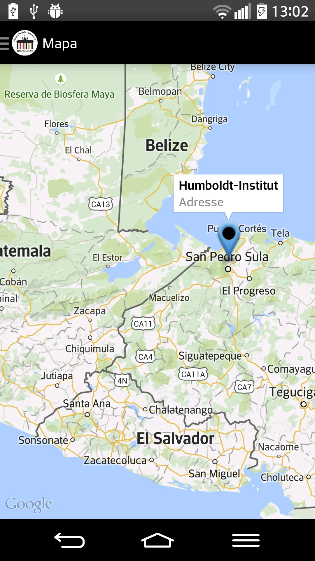 Humboldt-Institut Honduras | Indus Appstore | Screenshot