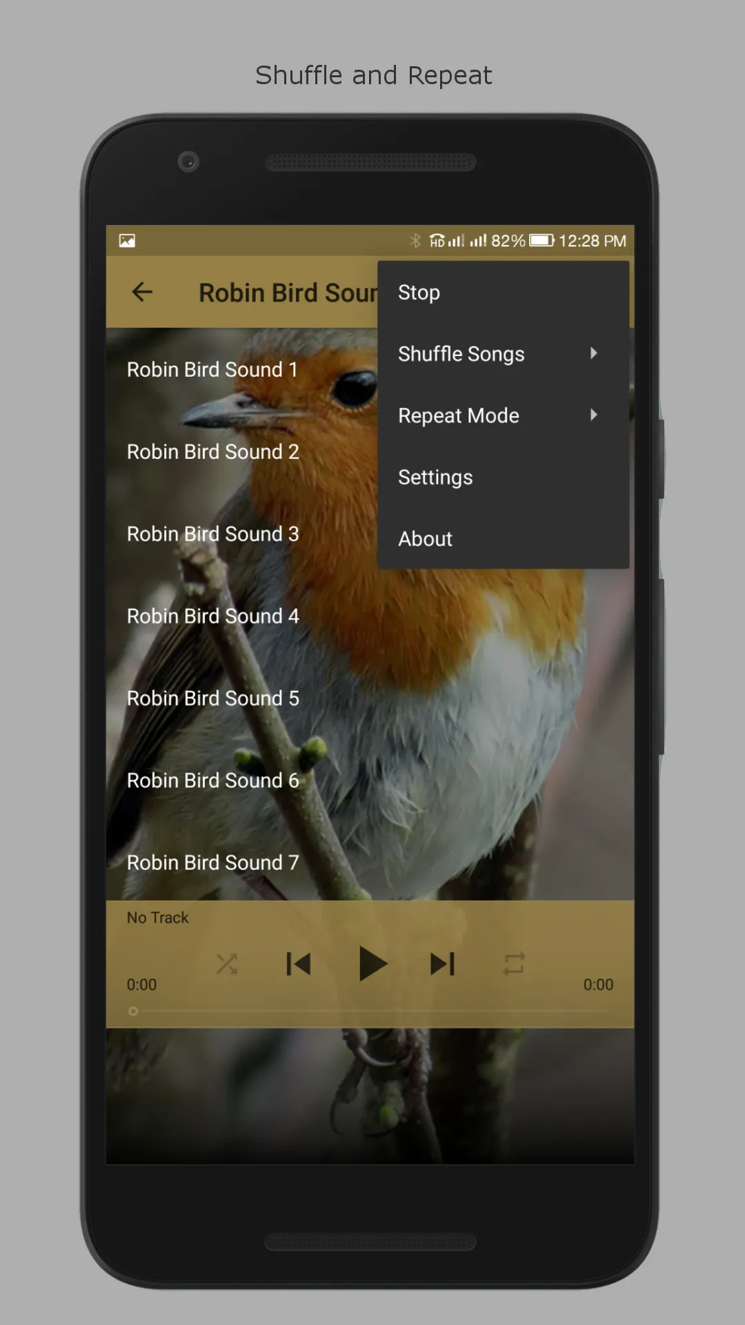 Robin Bird Sounds | Indus Appstore | Screenshot