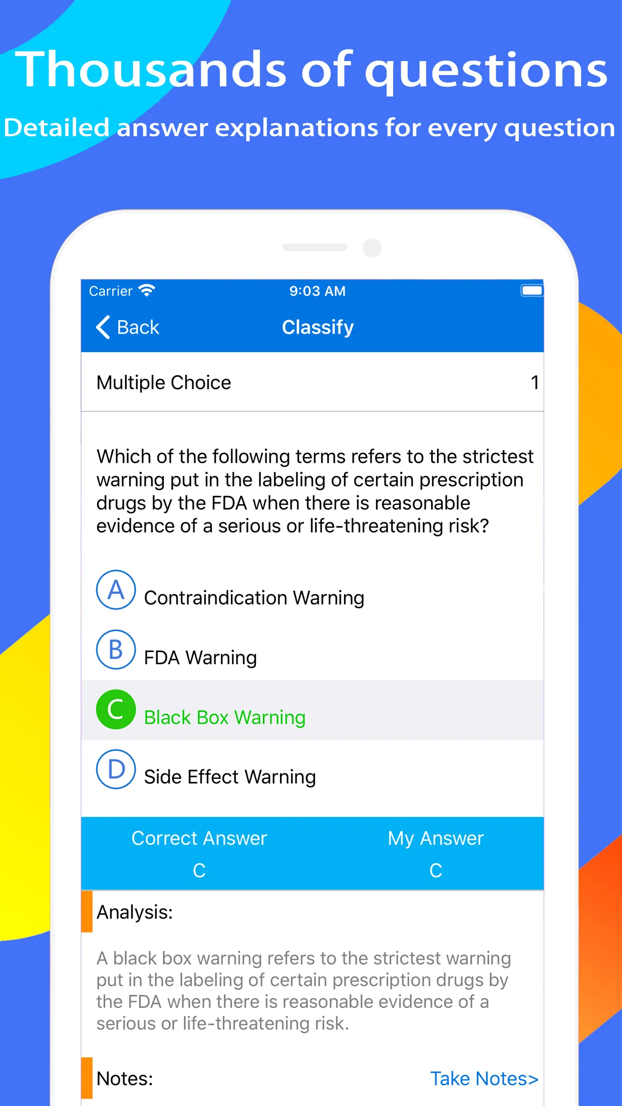 PTCE Expert:Pharmacy Board | Indus Appstore | Screenshot