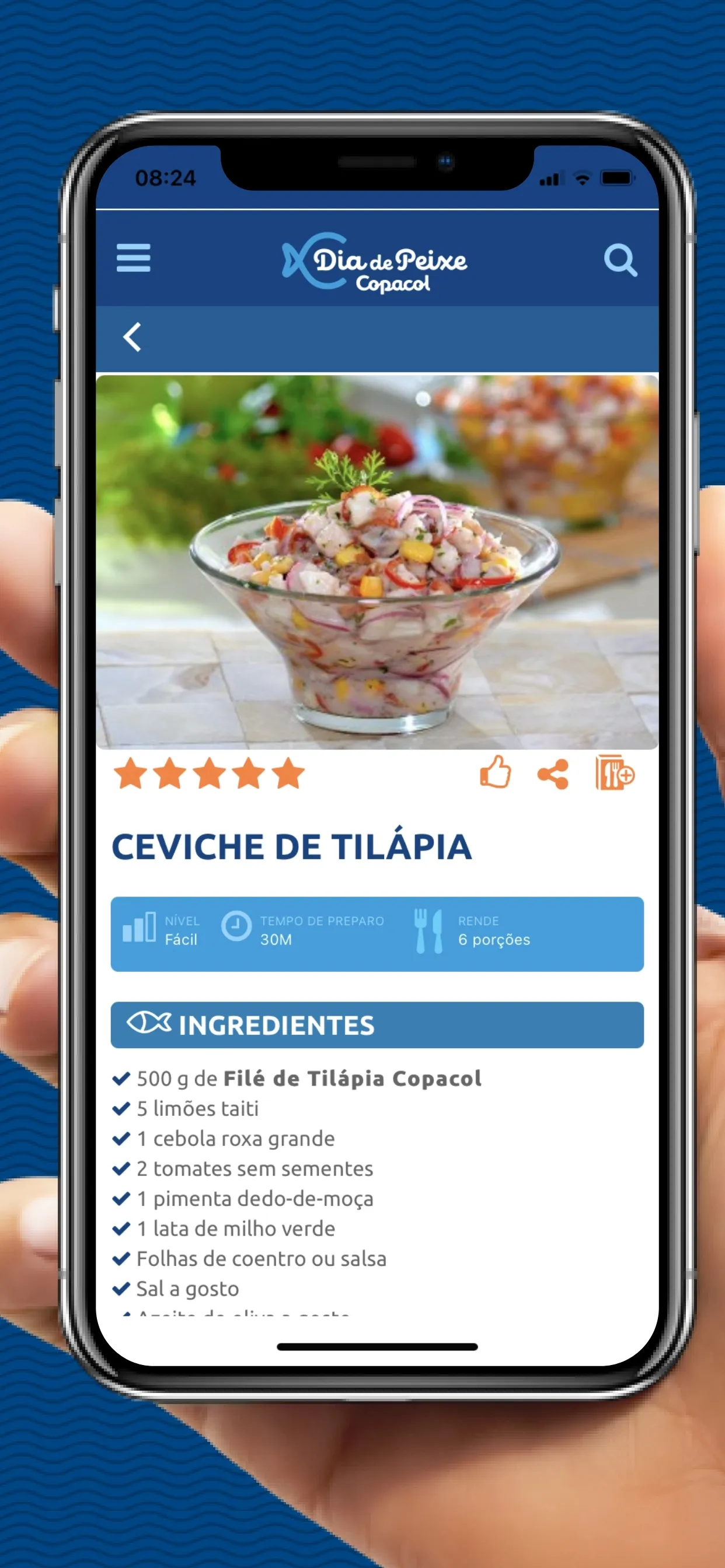 Dia de Peixe Receitas | Indus Appstore | Screenshot