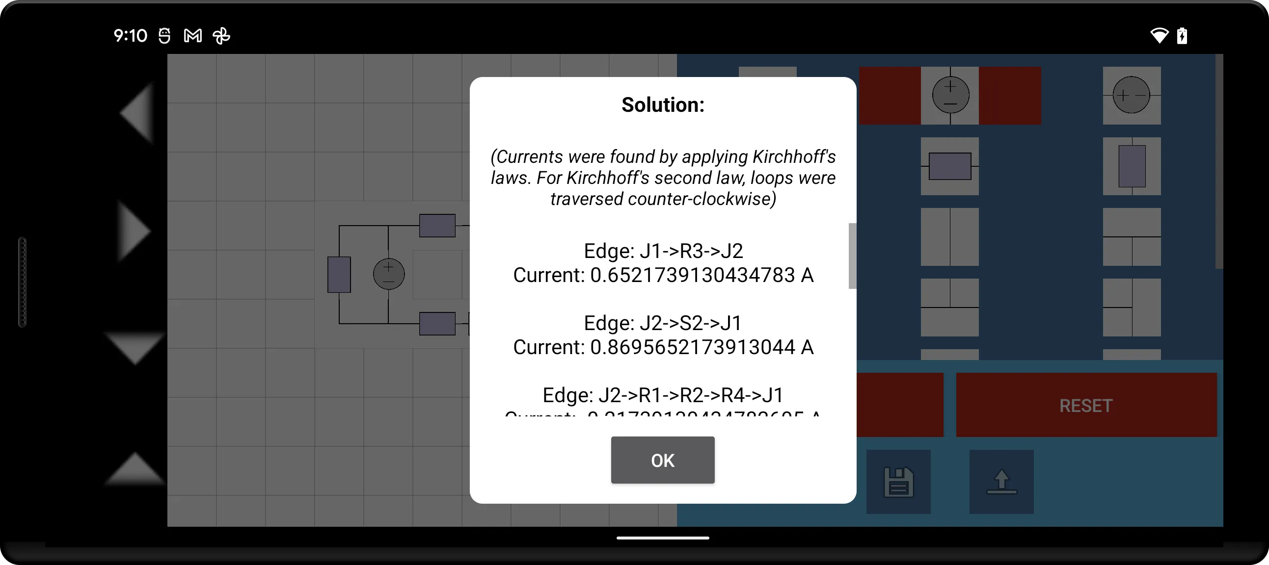 Direct Current Circuit Solver | Indus Appstore | Screenshot