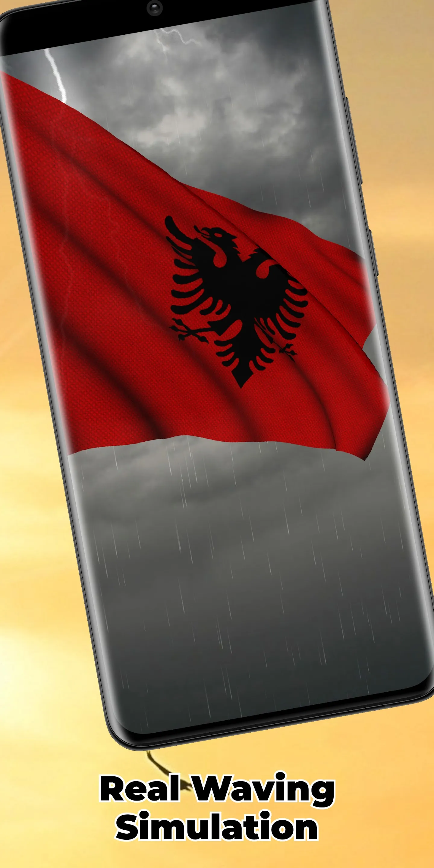 Albania Flag Live Wallpaper | Indus Appstore | Screenshot