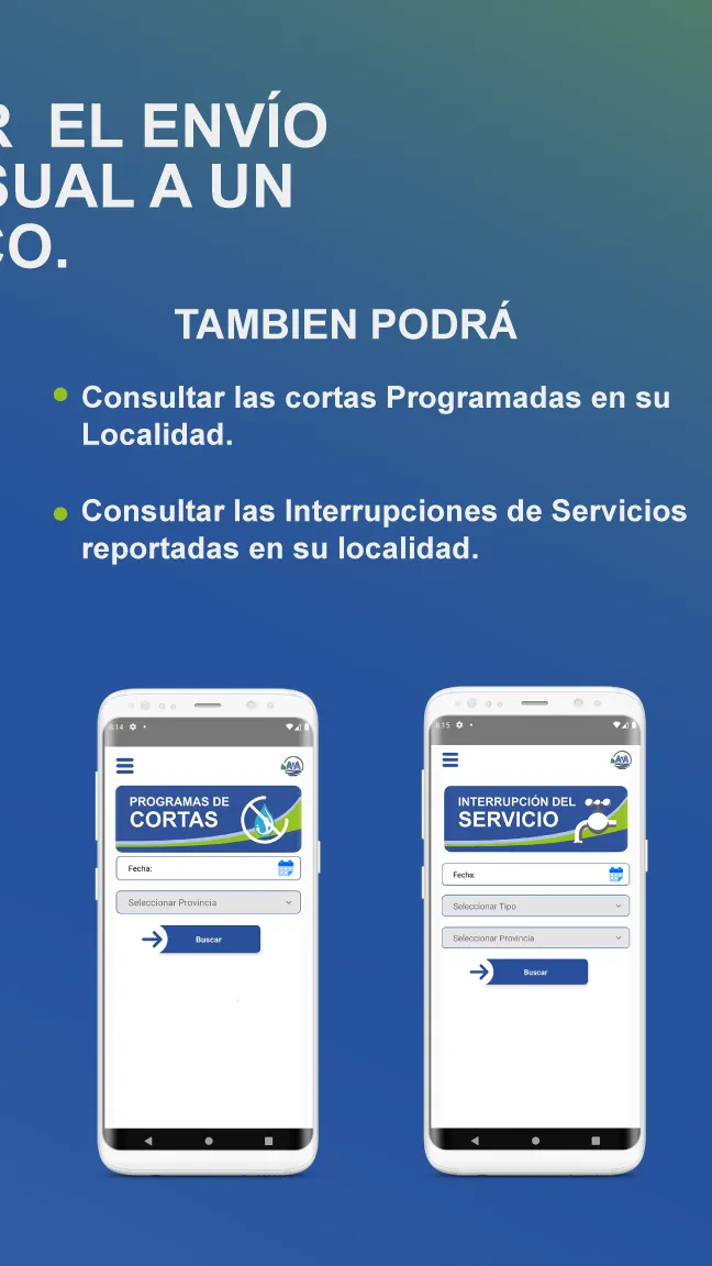 Servicios  AyA | Indus Appstore | Screenshot