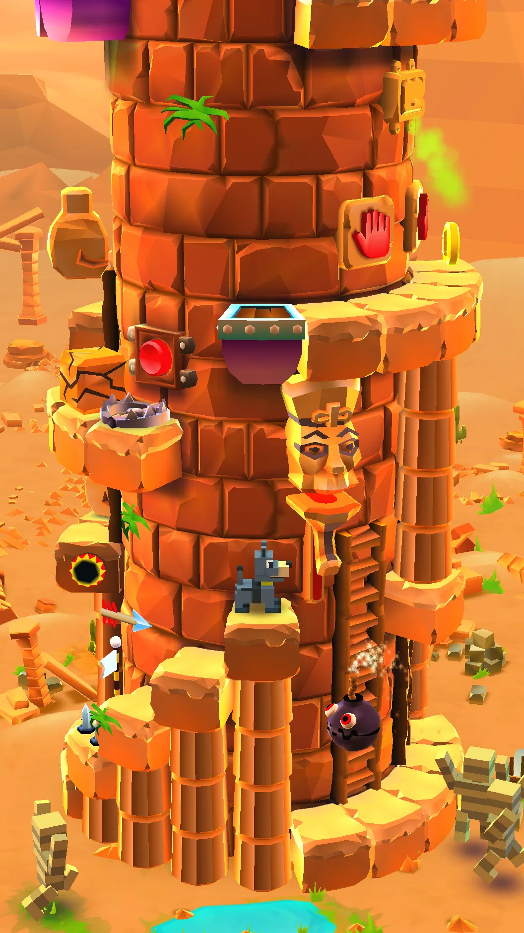 Blocky Castle: Tower Climb | Indus Appstore | Screenshot