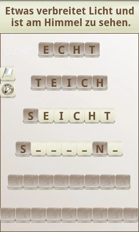 Wortspiele Deutsch | Indus Appstore | Screenshot