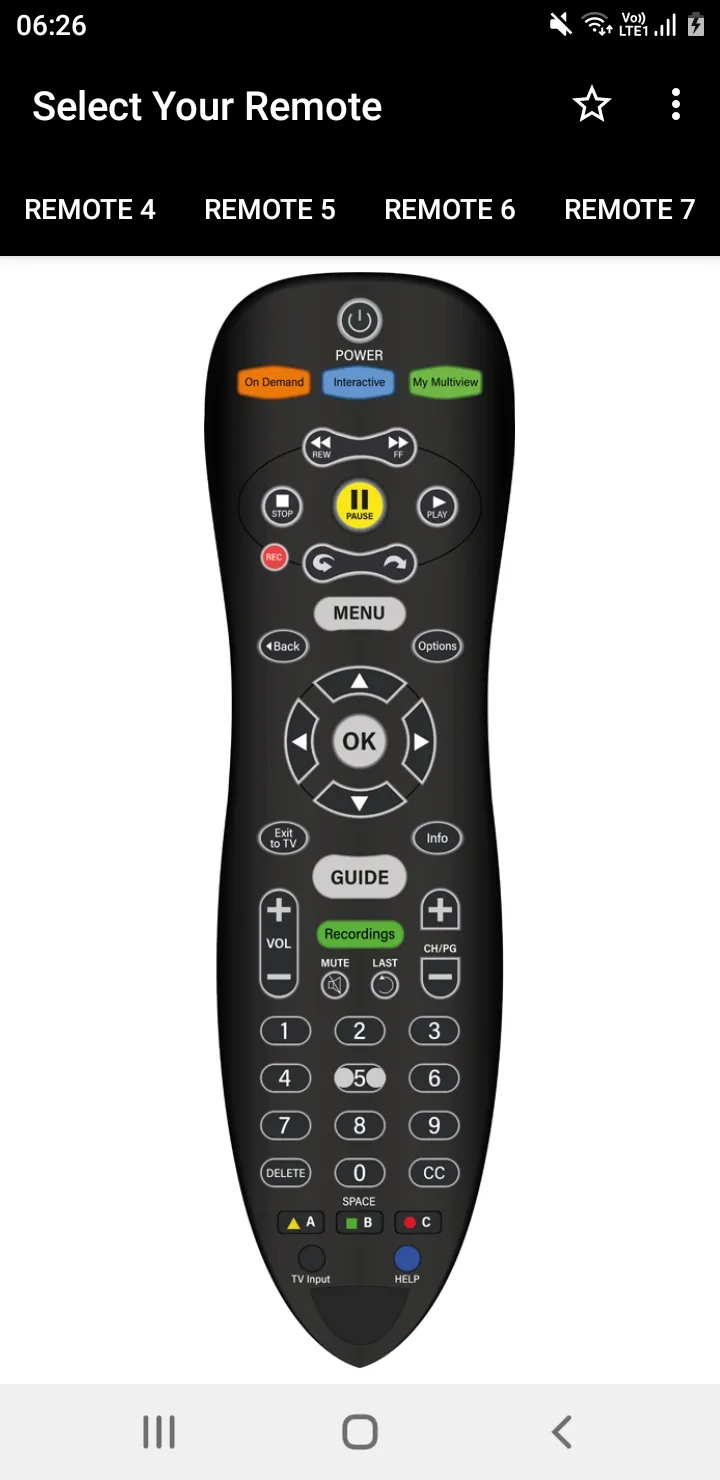 DirecTV Remote | Indus Appstore | Screenshot