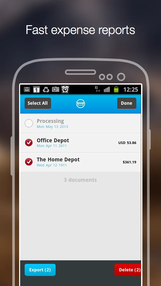 Shoeboxed Receipt Tracker | Indus Appstore | Screenshot