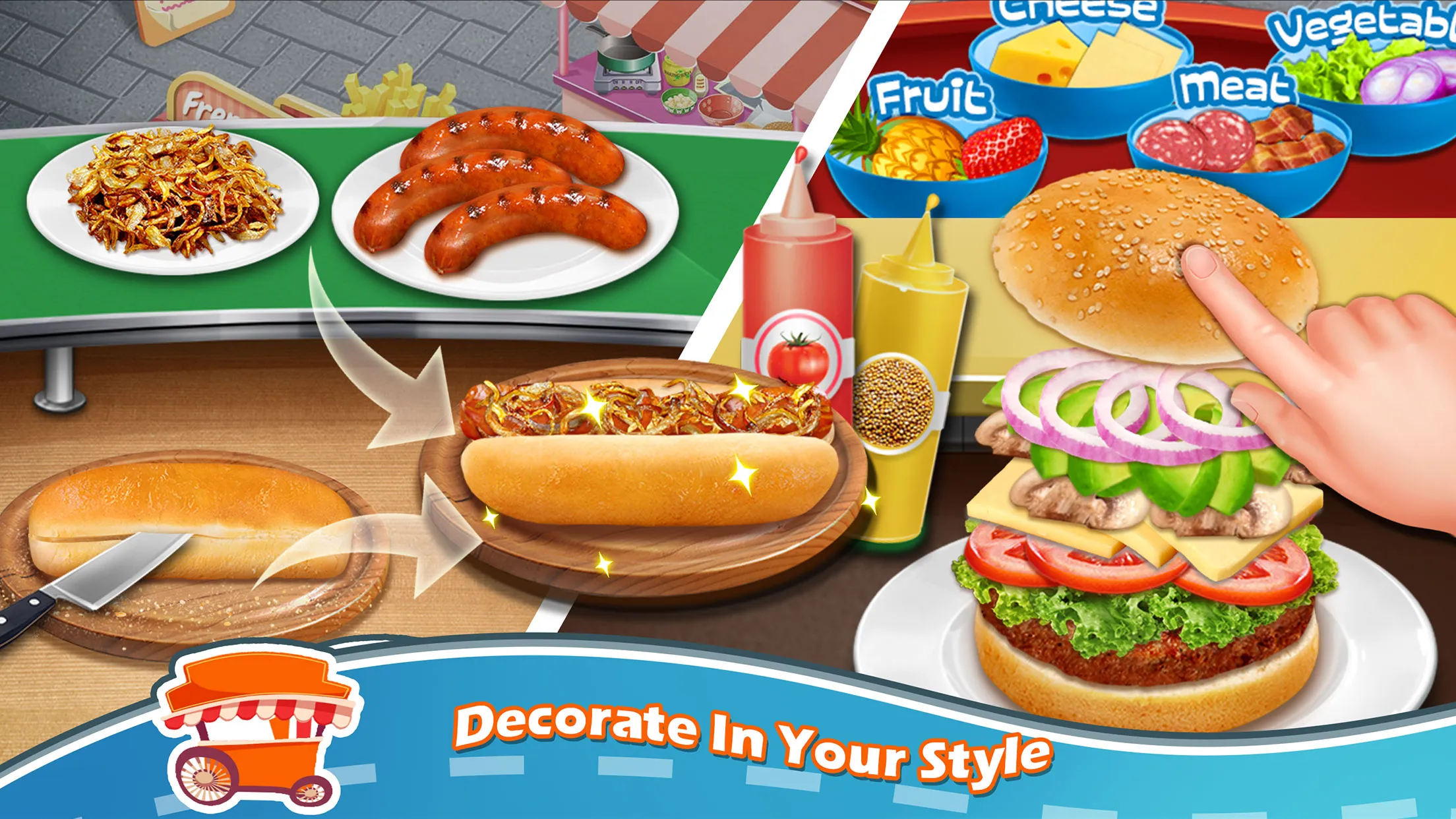 Street Food Cooking Games | Indus Appstore | Screenshot