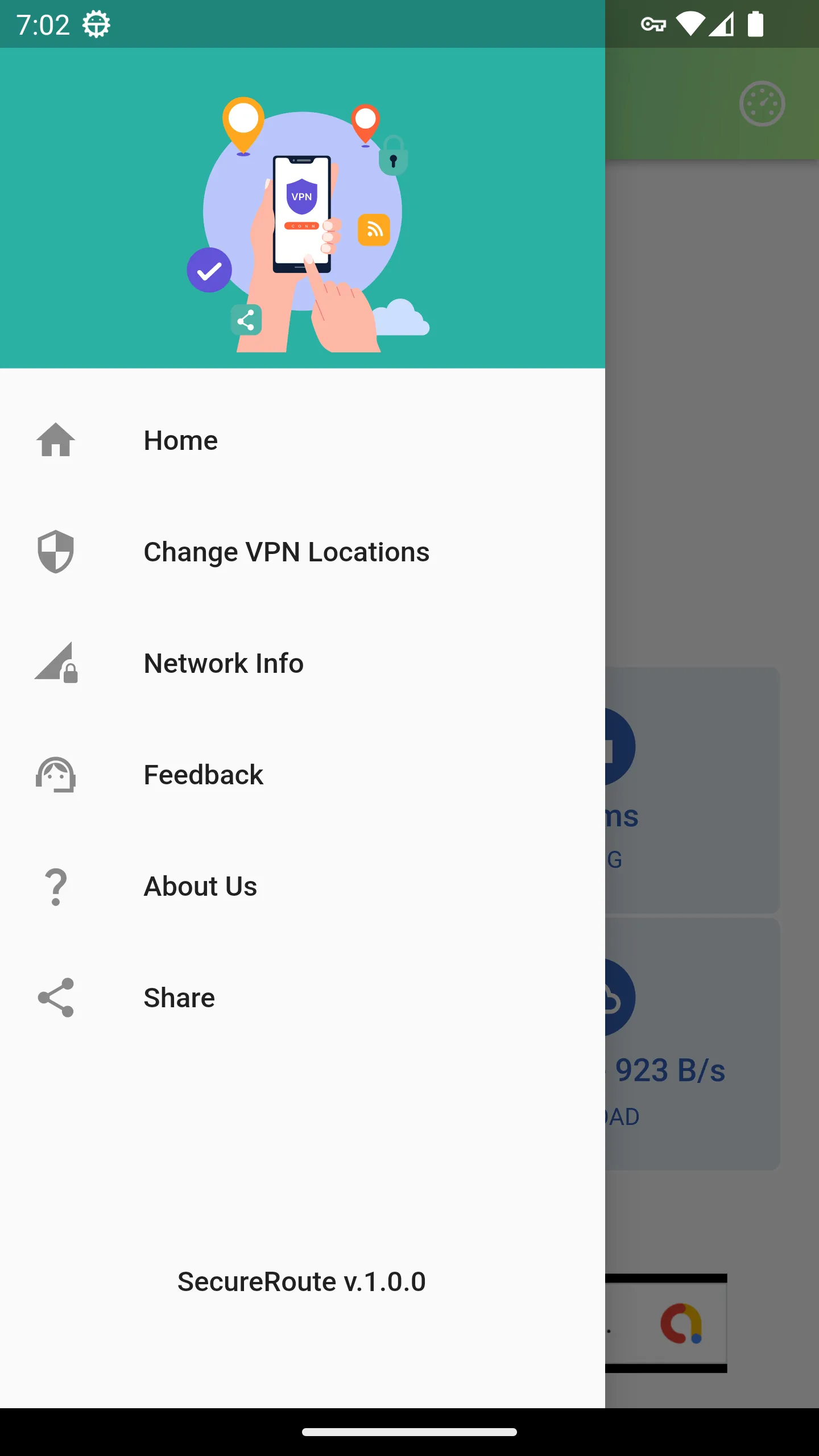 SecureRoute VPN | Indus Appstore | Screenshot