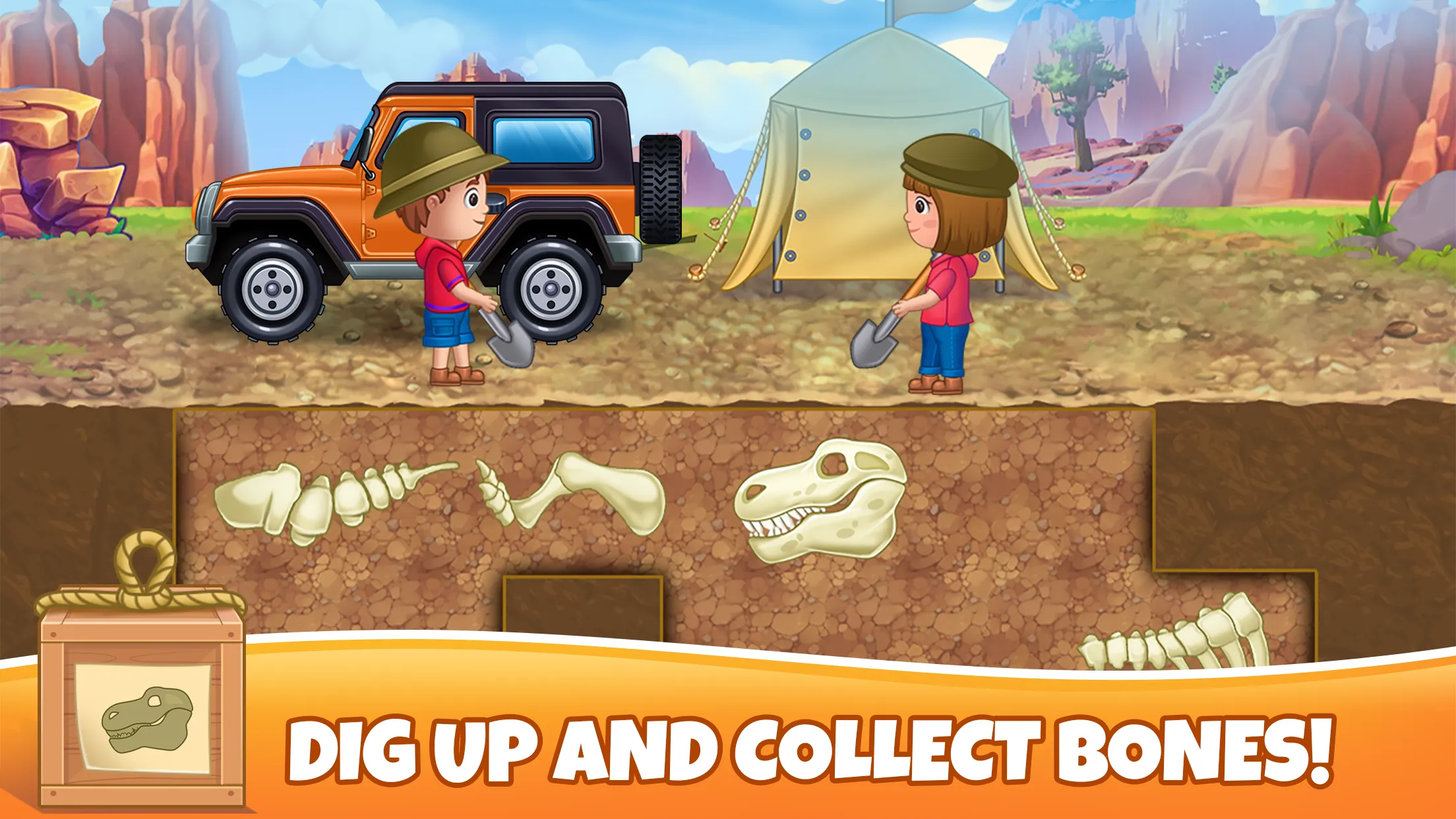 Trucks and Dinosaurs for Kids | Indus Appstore | Screenshot