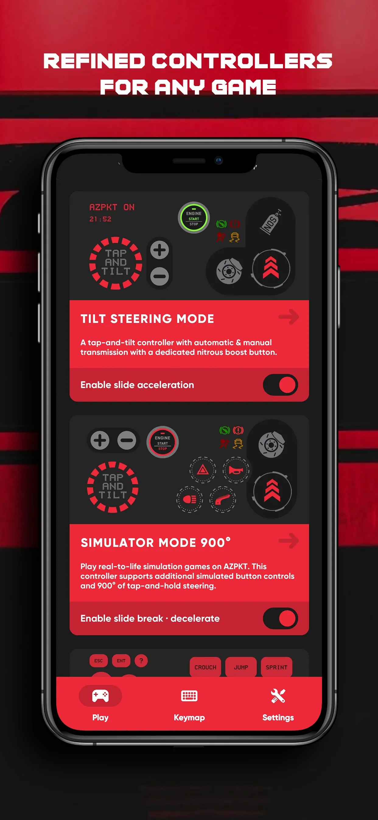 PC Steering Wheel 900° - AZPKT | Indus Appstore | Screenshot