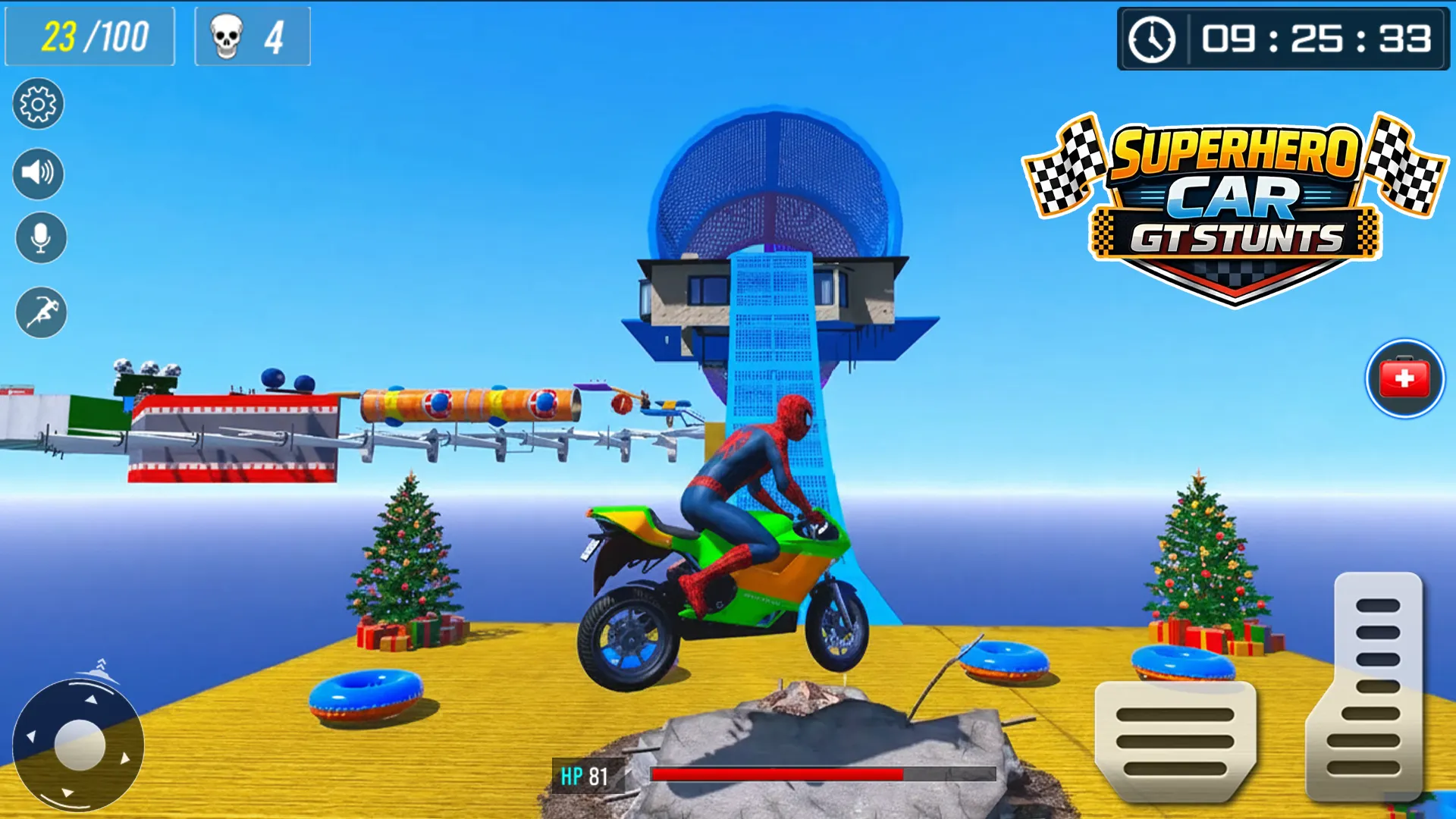 Superhero Car Stunt Mega Ramps | Indus Appstore | Screenshot