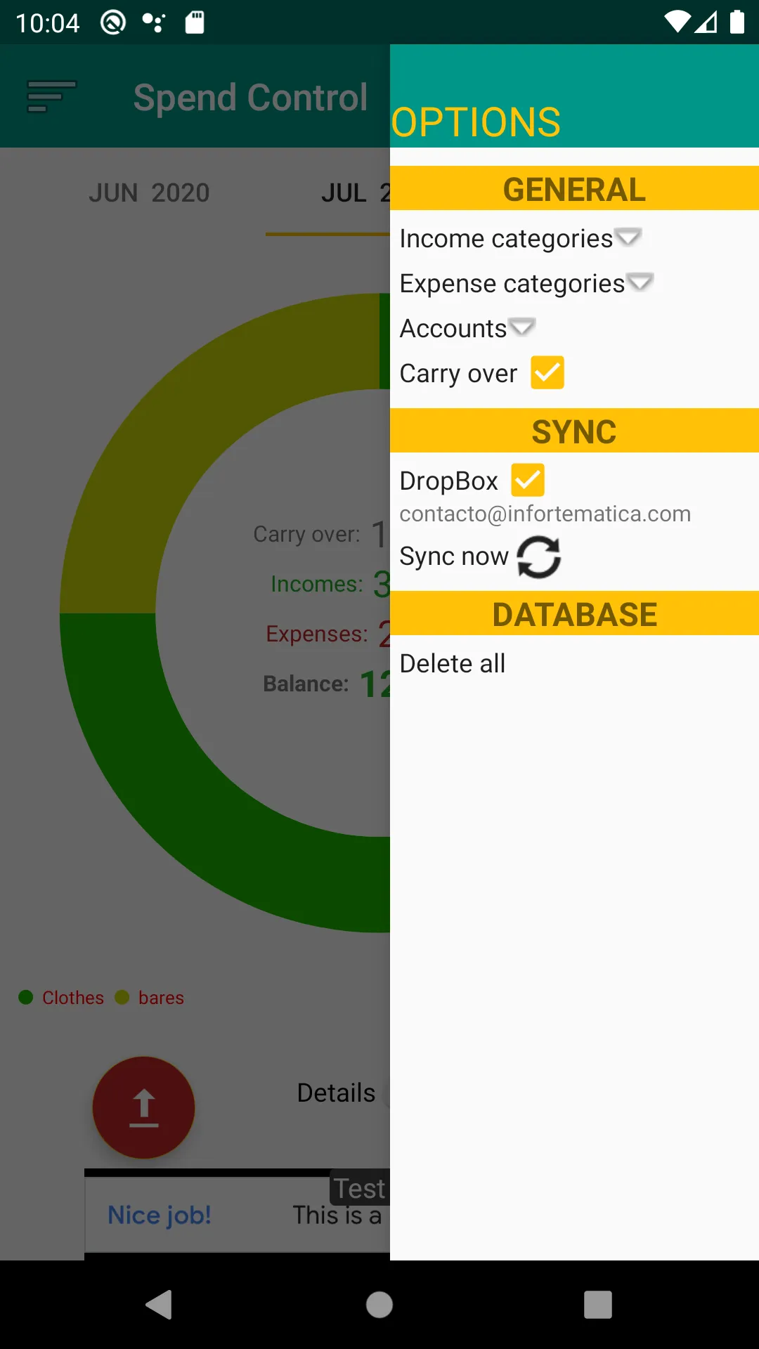 SpendControl Manage your money | Indus Appstore | Screenshot