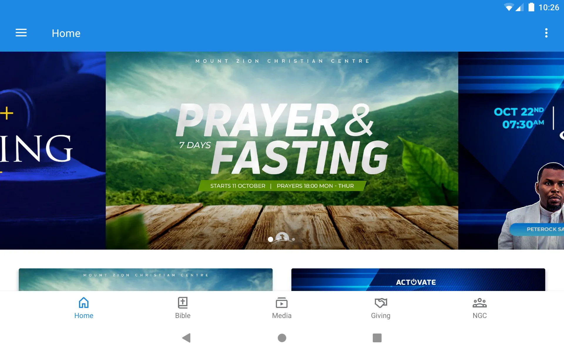 Mount Zion Christian Centre | Indus Appstore | Screenshot