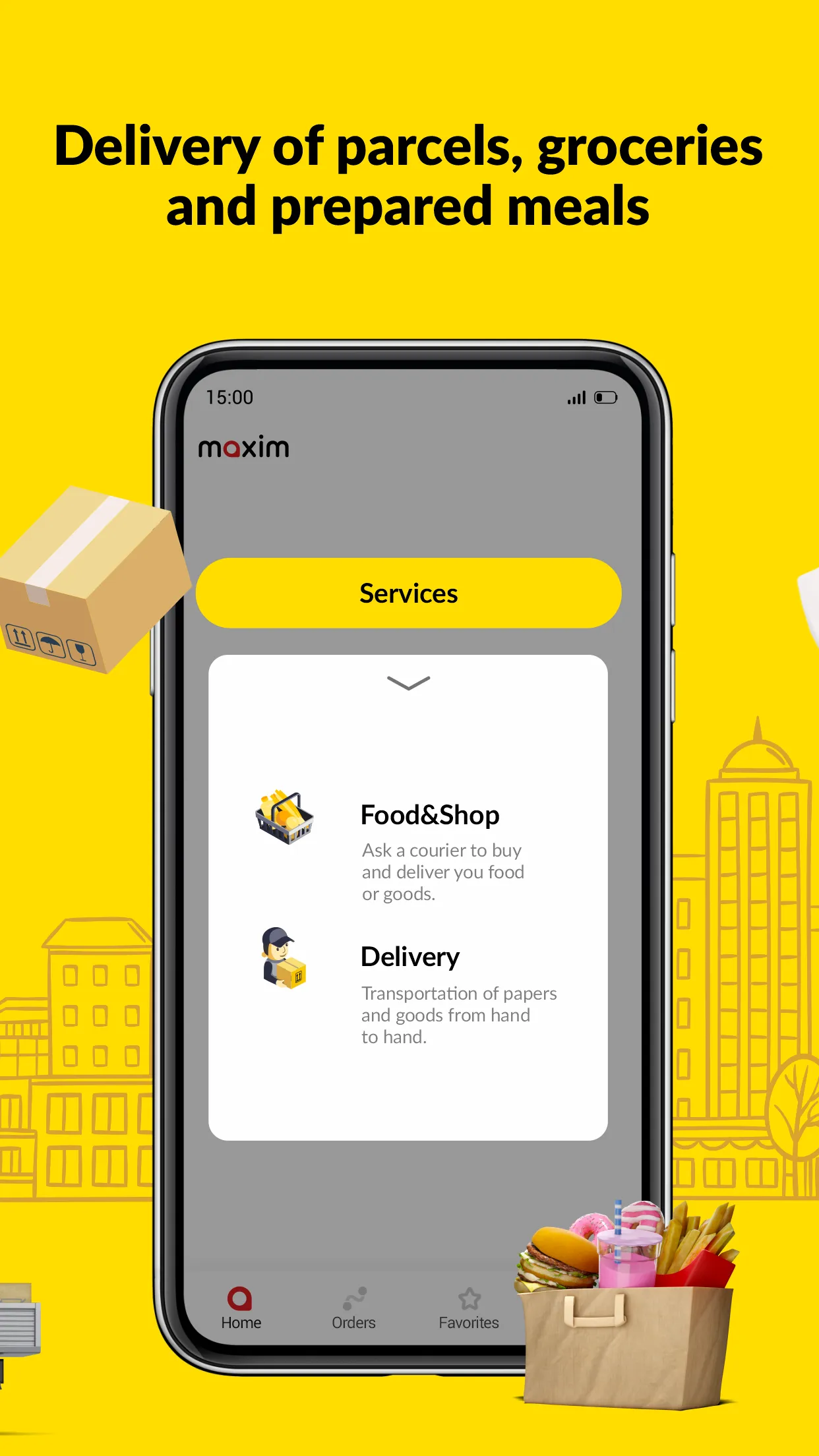 maxim — order a taxi & food | Indus Appstore | Screenshot
