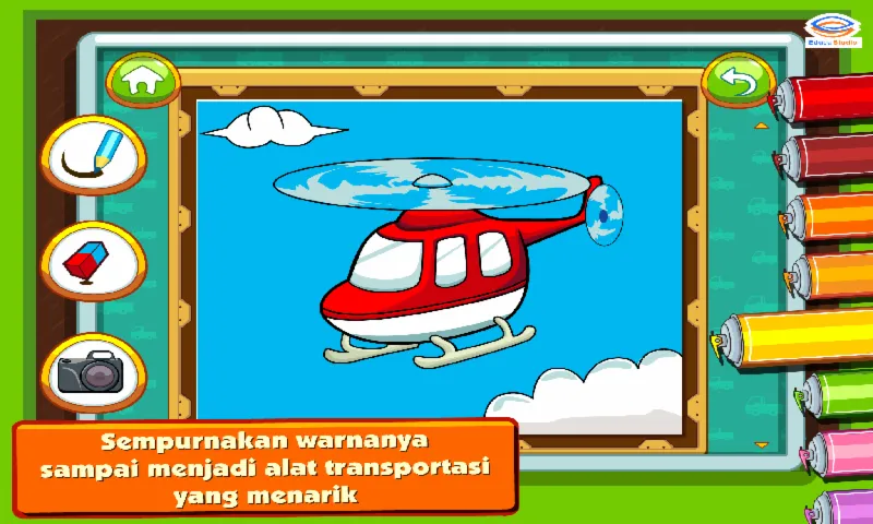 Marbel Mewarnai : Transportasi | Indus Appstore | Screenshot