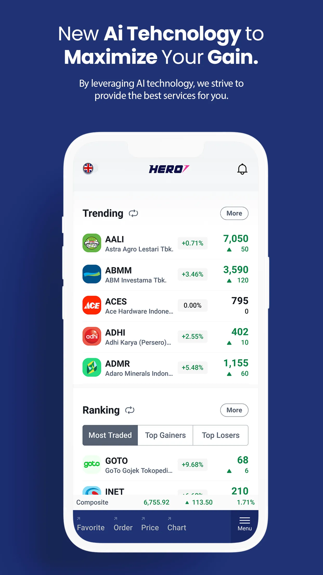 HERO Invest Saham & Reksadana | Indus Appstore | Screenshot