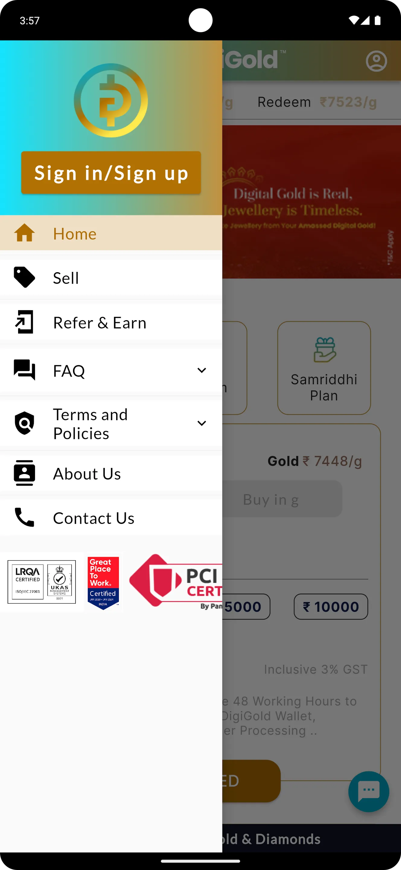 mydigigold | Indus Appstore | Screenshot