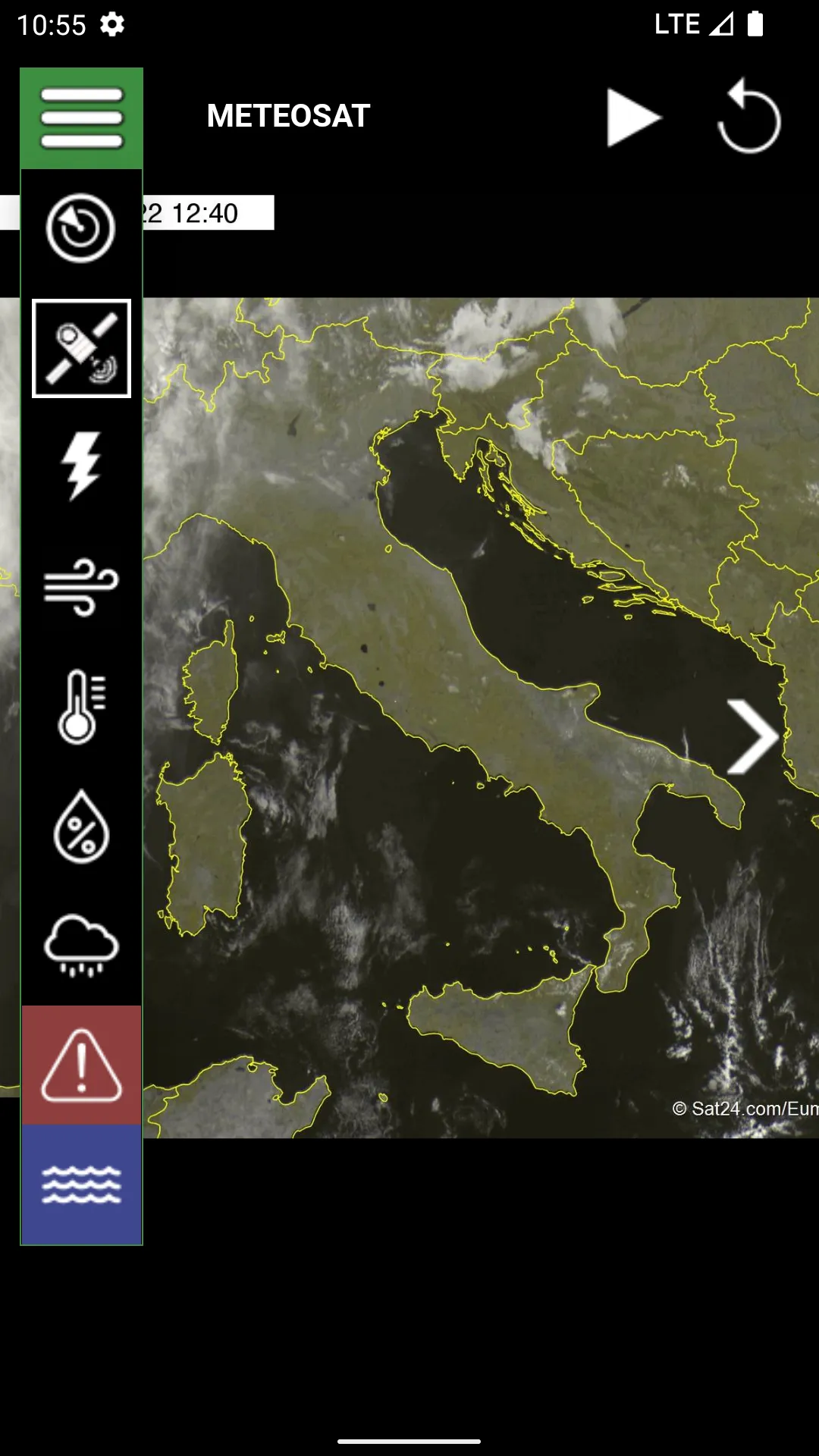 Radar Meteo Italia | Indus Appstore | Screenshot