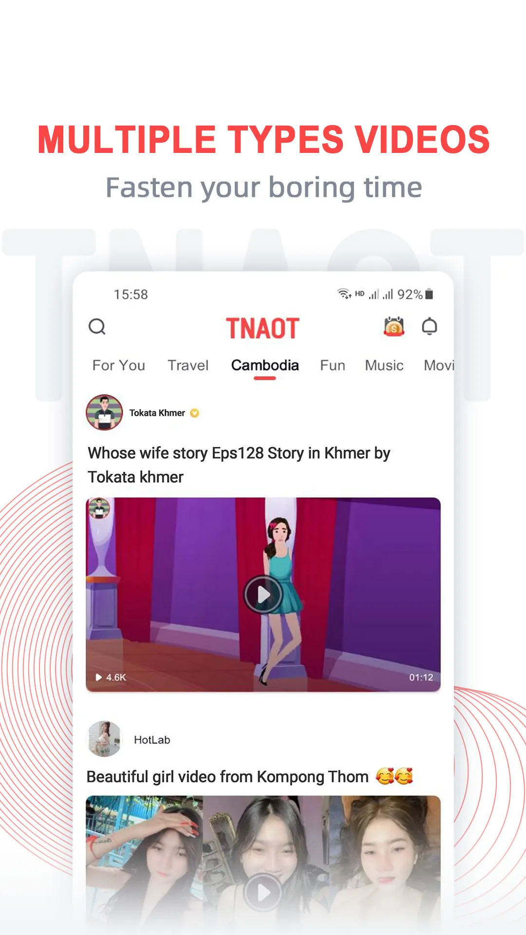 TNAOT - Khmer Content Platform | Indus Appstore | Screenshot