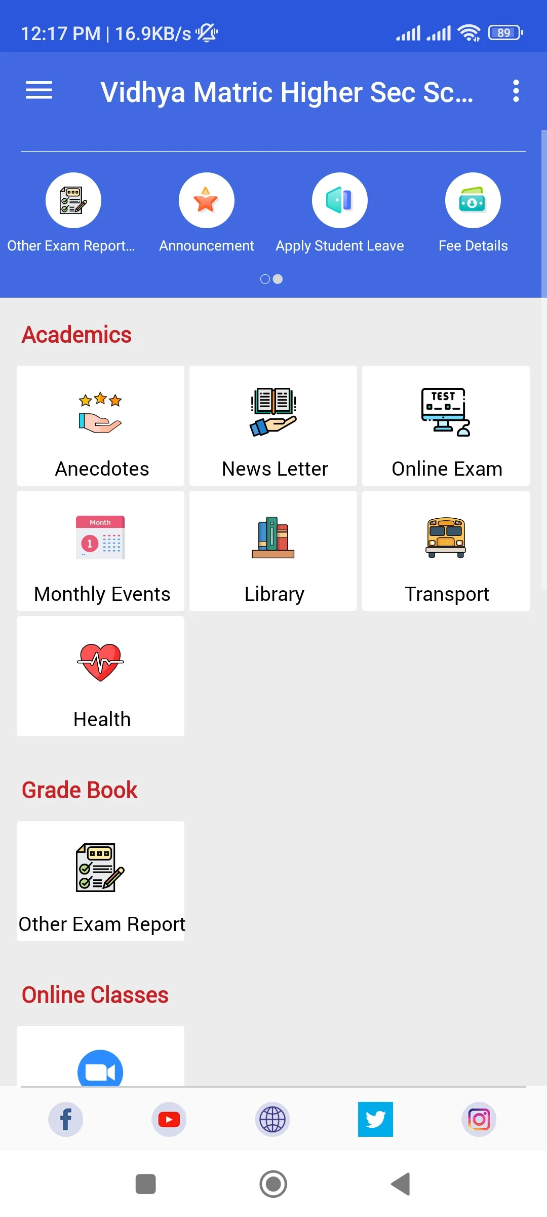 Vidhya Matric School | Indus Appstore | Screenshot