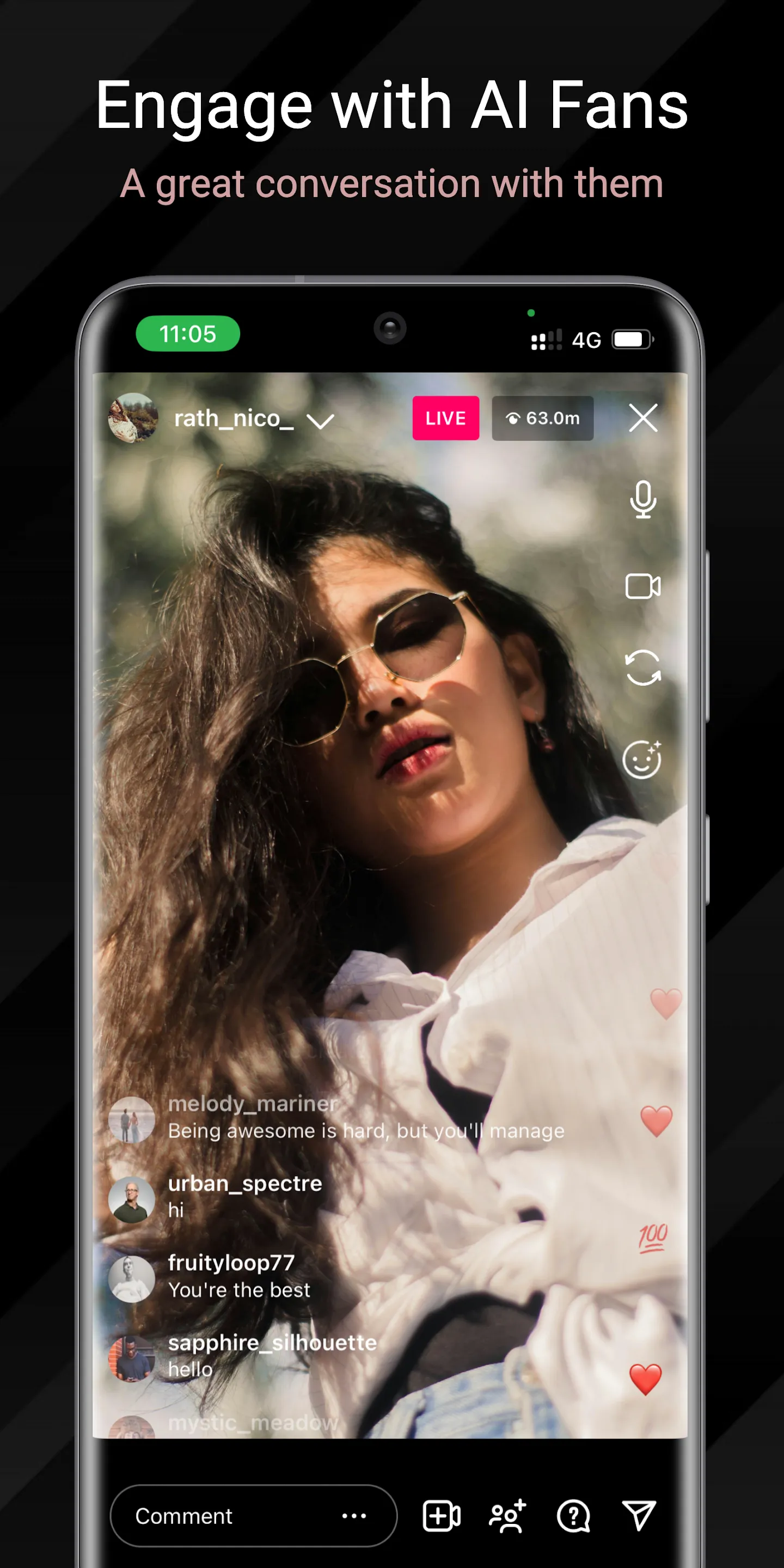 Fameify: Live Stream Simulator | Indus Appstore | Screenshot