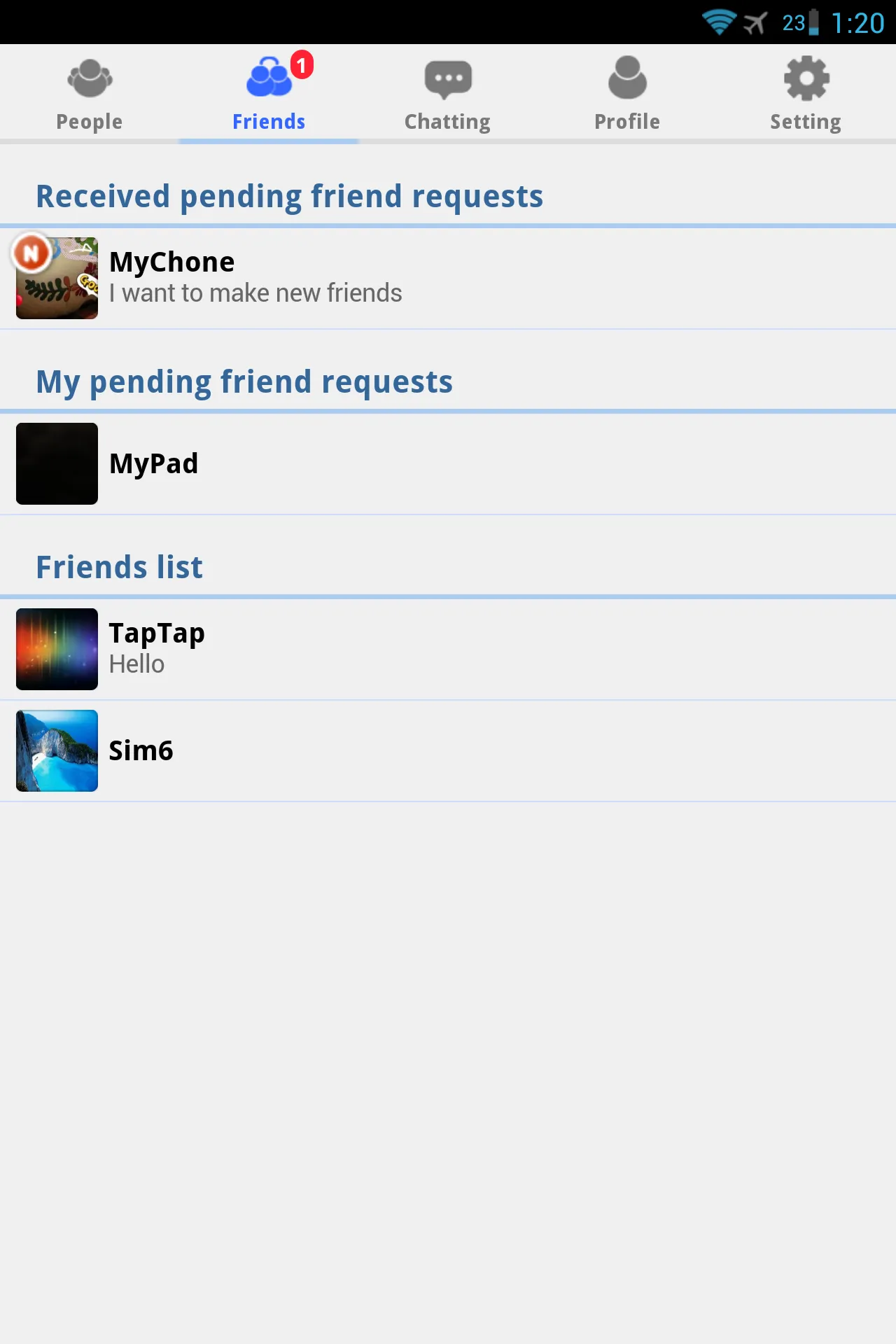 Friends Talk - Chat | Indus Appstore | Screenshot