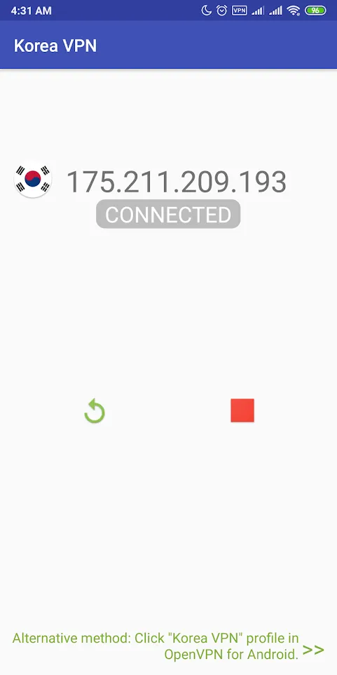 Korea VPN - Plugin for OpenVPN | Indus Appstore | Screenshot