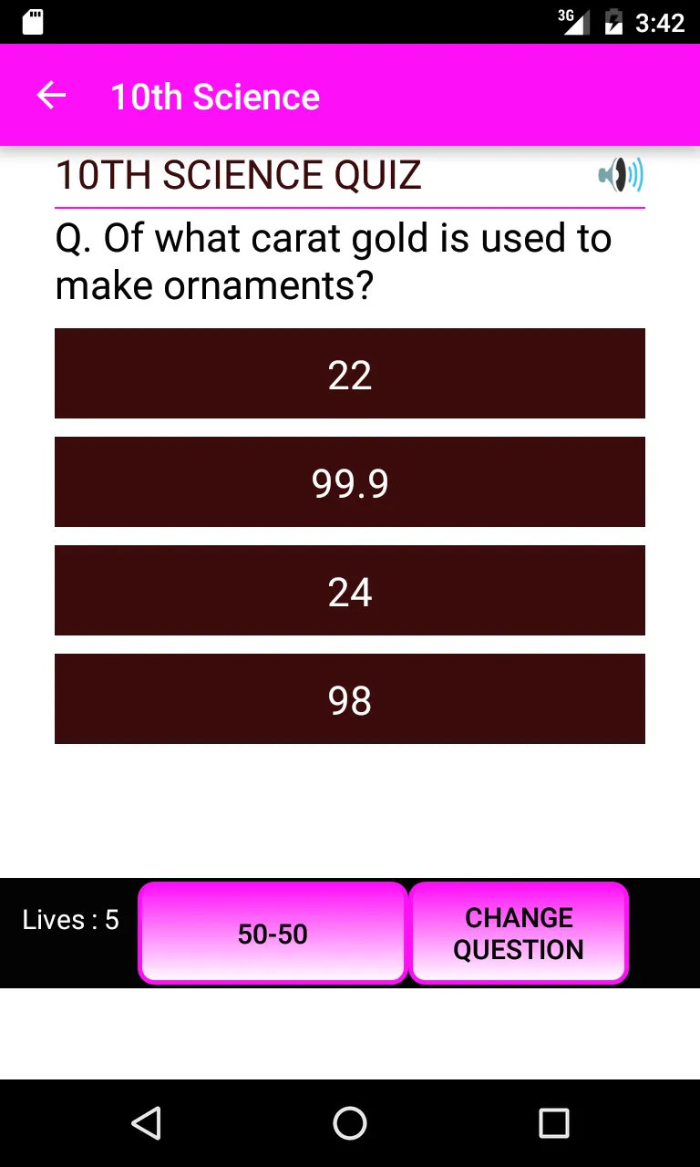 Science Quiz 10th ( SSLC ) | Indus Appstore | Screenshot