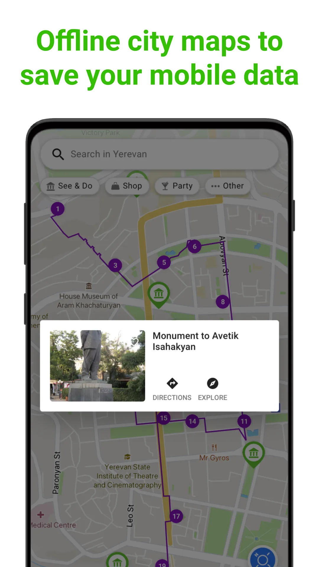 Yerevan Tour Guide:SmartGuide | Indus Appstore | Screenshot