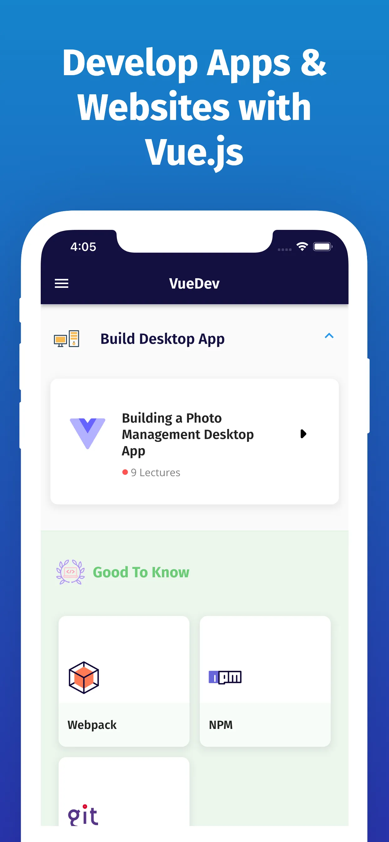 Learn Vue.js OFFLINE - VueDev | Indus Appstore | Screenshot