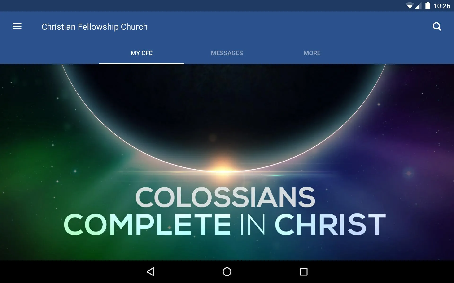 Christian Fellowship Church | Indus Appstore | Screenshot