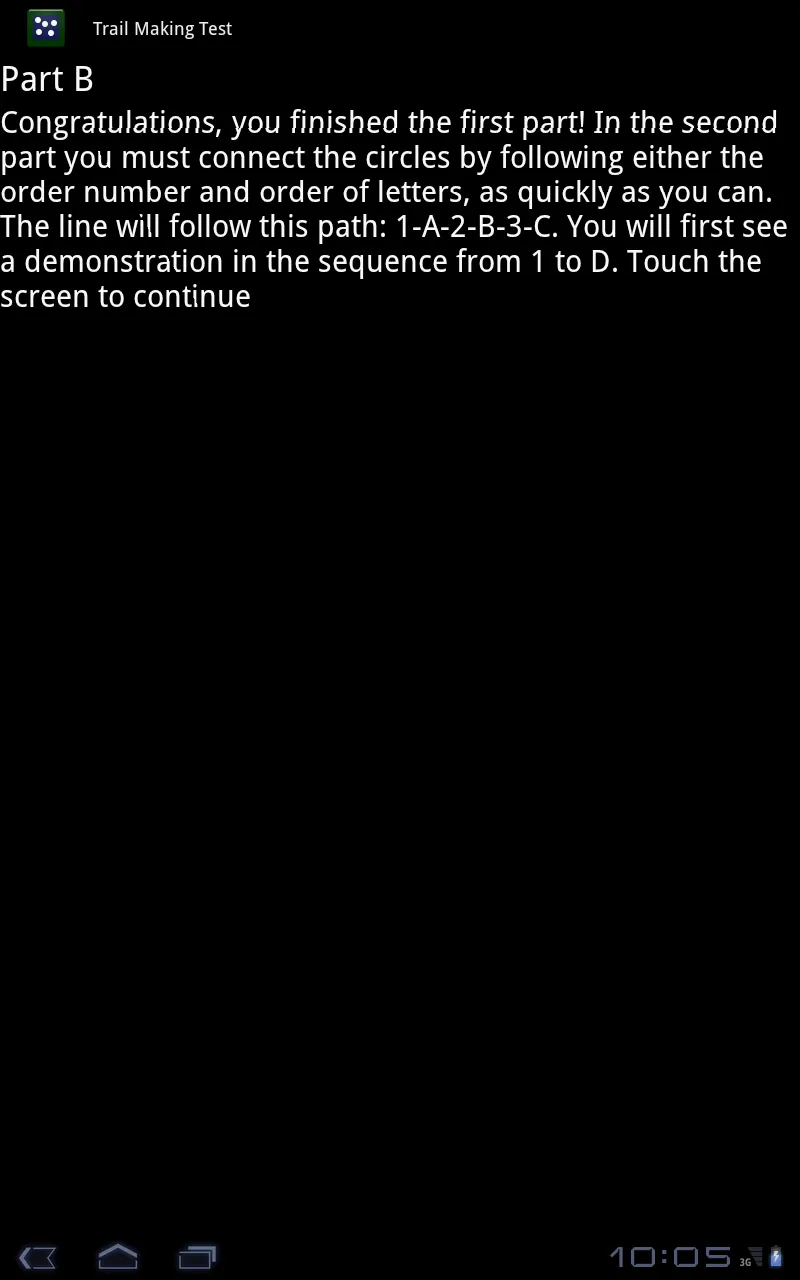 Trail Making Test | Indus Appstore | Screenshot