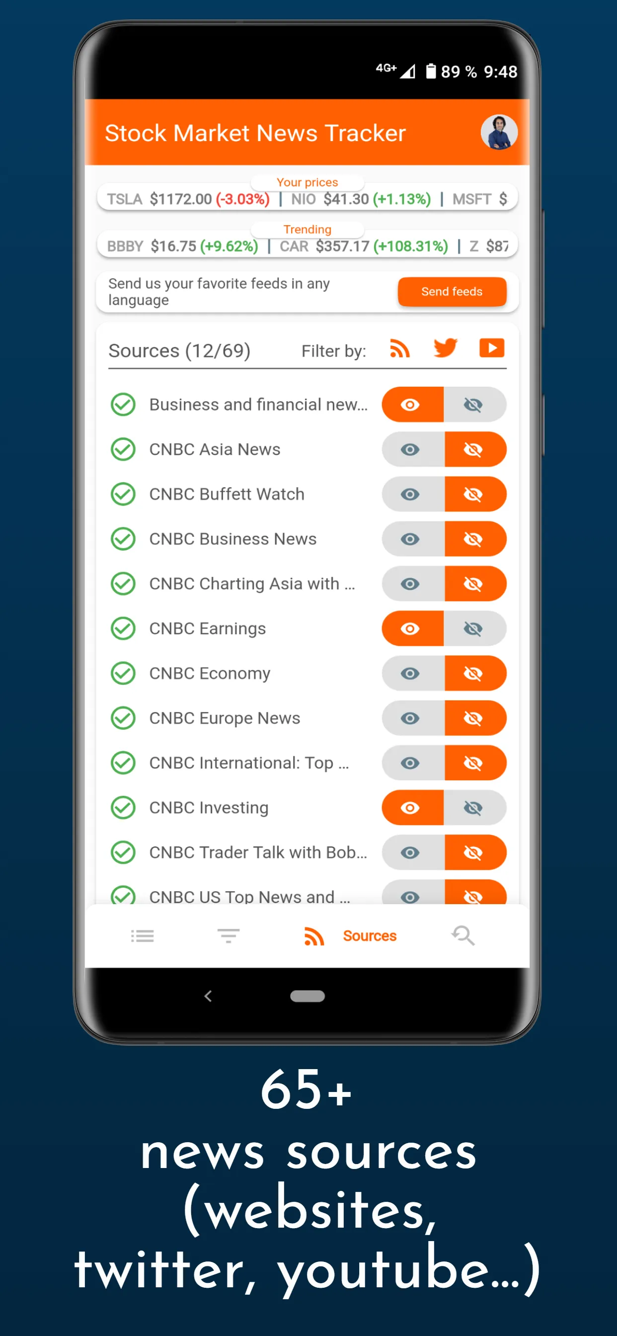 Stock market news tracker | Indus Appstore | Screenshot