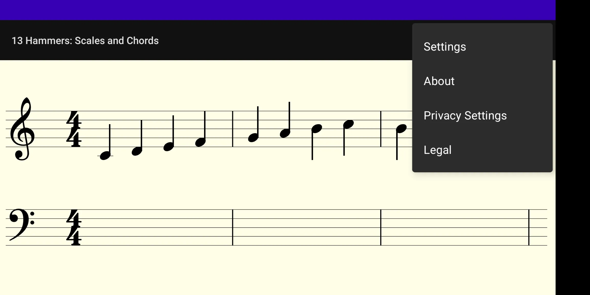 13 Hammers:  Scales and Chords | Indus Appstore | Screenshot