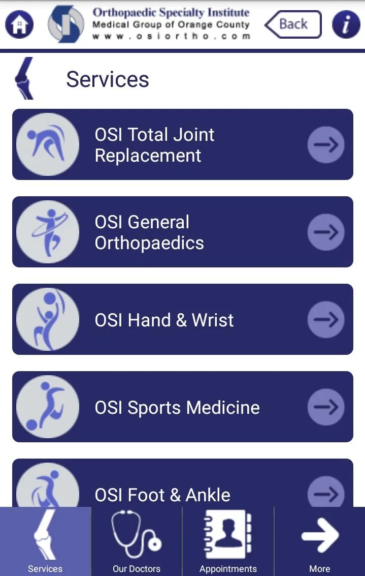 OSI Ortho | Indus Appstore | Screenshot